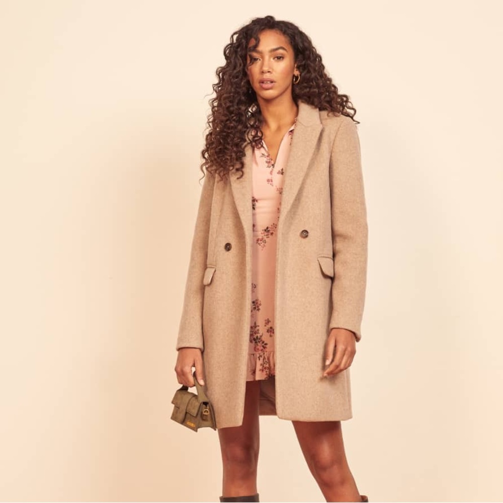 Reformation Cumberland Coat (Grey)